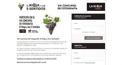 Desktop Screenshot of concurso.elriojaylos5sentidos.org
