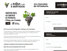 Tablet Screenshot of concurso.elriojaylos5sentidos.org
